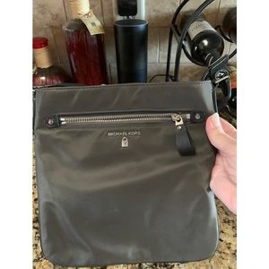 Michael Kors Black Vinyl Shoulderbag